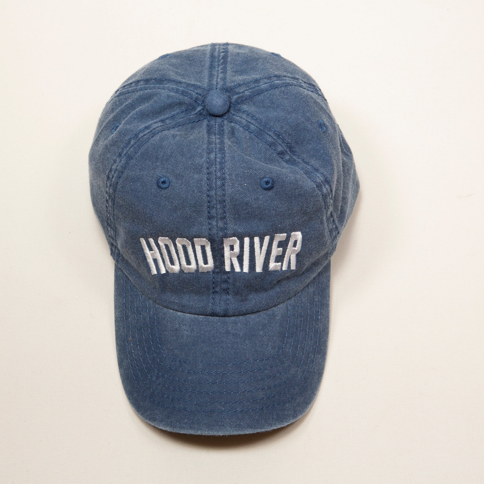 Cotton Baseball Cap with Hood River Logo